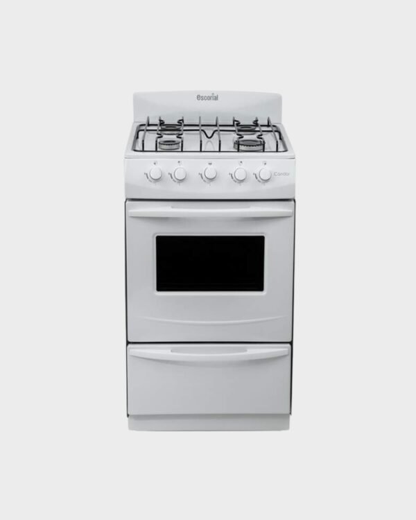 Escorial Cocina Candor 4 Hornallas Gas N/L Eficiencia Clase A con Respaldo Ext.