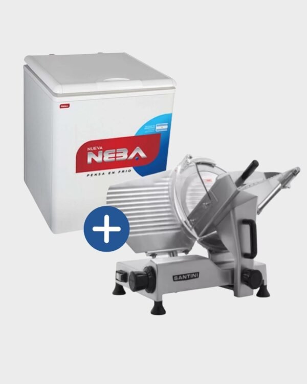 Cortadora de Fiambre 300mm + Freezer sin Visor 245 Lts
