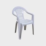 Laury Sillon Trenzado Plastico Blanco
