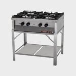 Sol Real Anafe 2 Hornallas 16.000 kcal/h Acero Inox. Reja Fundición Industrial