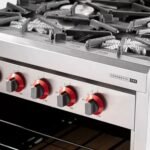 Sol Real Cocina 4 Hornallas Rejas de Fundición 2 rejillas Piso tejuelas Refractarias - Imagen 2