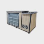 Vitrina Mostrador Chapa Negra 1.20 x 0.97 x 0.75 Madera Cajú