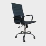 Silla de Oficina Halland - Cuero - Altura Regulable - Negro