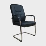 Sillón de Oficina fijo Neukolln - Cuero - Negro