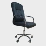 Sillon de Oficina Spandau - Cuero - Altura Regulable - Negro - Imagen 2