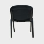 Silla Fija Apilable Oland - Tapizada - Negro - Imagen 4