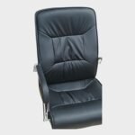 Sillon de Oficina Spandau - Cuero - Altura Regulable - Negro - Imagen 4