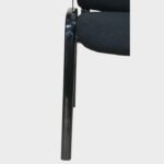 Silla Fija Apilable Oland - Tapizada - Negro - Imagen 5