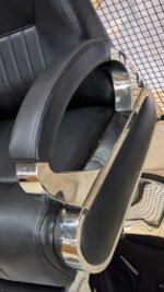 Sillón Barbería Hidráulico Vertex c/apoyacabeza y reposapiés - Imagen 4