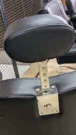 Sillón Barbería Hidráulico Vertex c/apoyacabeza y reposapiés - Imagen 7