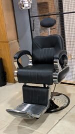 Sillón Barbería Hidráulico Vertex c/apoyacabeza y reposapiés - Imagen 8