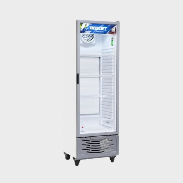 Briket Freezer Vertical Exhibidor 392 Lts