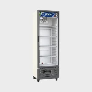 Briket Exhibidora Vertical 417 Lts de 1° a 7°C Cervecera con Control de Temperatura