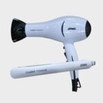 Atma - Set Secador + Planchita de pelo - Secador 1800W de potencia - Planchita 230 °C Placas de Titanio