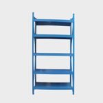 Rack 200x120x40 Inicial - 5 Estantes - 100kg por Estante - Encastrable - Azul y Naranja - Imagen 3