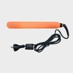 Atma - Planchita de pelo ceramica 180 °C - Placas flotantes - Cuerpo silicona - Naranja