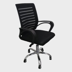 Silla de Oficina Gottland - Tela Mesh - Altura Regulable - Negro