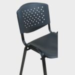 Silla Fija Apilable Steglitz - PVC - Negro - Imagen 3