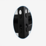 Estante Módulo 200x90x30 - 5 Estantes - 50kg por Estante - Encastrable - Negro - Imagen 2