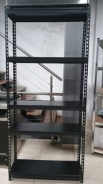 Estante Módulo 200x90x30 - 5 Estantes - 50kg por Estante - Encastrable - Negro - Imagen 4