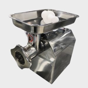 Picadora de carne Eléctrica 2 en 1 - 12" y 22" - 1.5 HP - 200kg por hora - Acero Inox