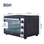 BGH - Horno eléctrico 40 L mecánico - Imagen 2