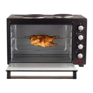Kanji - Horno eléctrico convector 65 L 2000 W - 2 anafes - Spiedo