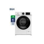 BGH - Lavarropas automático 6Kg - Inverter - 1000 rpm Carga frontal - Blanco
