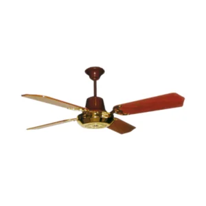 Crivel - Ventilador de techo 90 W - 4 aspas de madera reversible - Diámetro 1.20 m