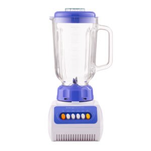 Kanji - Licuadora de mano 600 W - Retro - Jarra de vidrio 1.5 L - Con molinillo