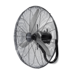 Crivel - Ventilador industrial de pared 30" 220 W - 3 aspas metálicas