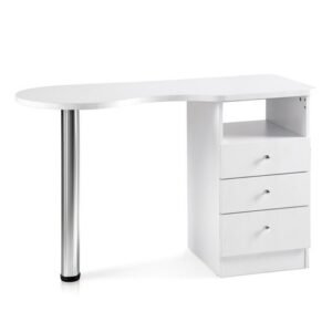 Mesa para manicura - Melamina - Blanco