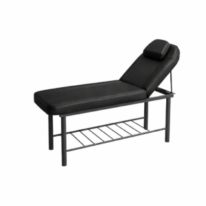 Camilla fija 2 cuerpos - 182x61x60 - Negro