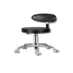 Taburete giratorio con Ruedas y Respaldo