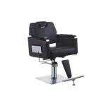 Sillón Peluquero Hidráulico Reclinable Axis c/apoyacabeza y reposapiés